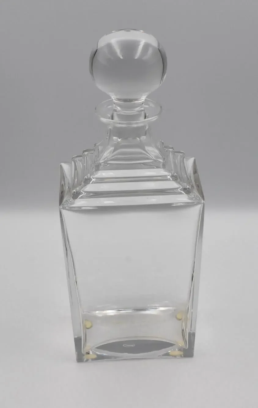 Tiffany & Co. by Vilca Crystal Art Deco Frank Lloyd Wright Wine Liquor Decanter